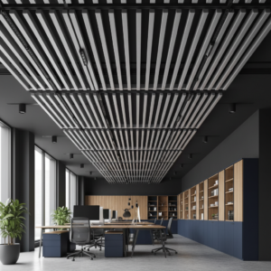 Кубоподібна Стеля — RAL 9006