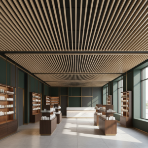 Кубоподібна Стеля — RAL 1035