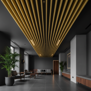 Кубоподібна Стеля — RAL 1037