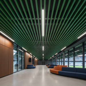 Кубоподібна Стеля — RAL 6000